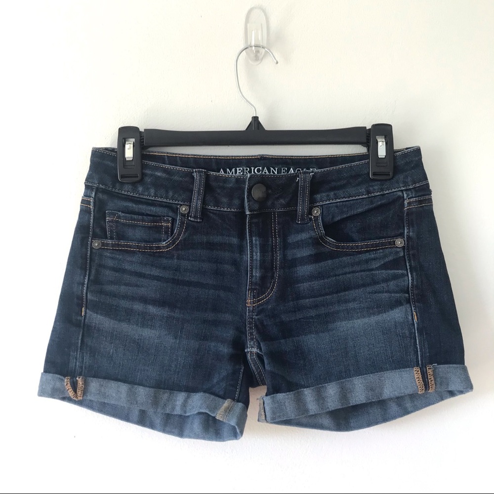 American eagle super stretch Midi Jean shorts 2